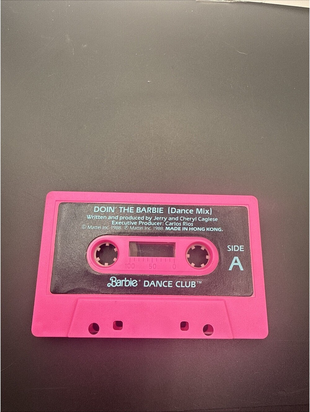 Vintage 1988 Barbie Dance Club Pink Cassette Tape - Doin’ the Barbie / Our Game